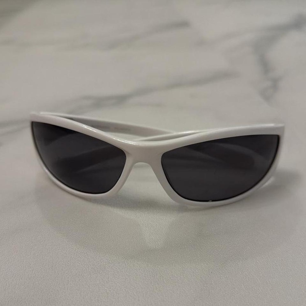 Berkley White Y2K Sport Sunglasses